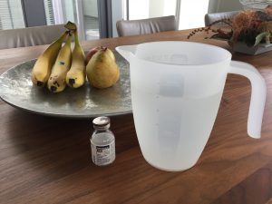 Vandaag bij de 3 maaltijden een halve liter van dit spul.. Hmmm kan niet wachten..;)